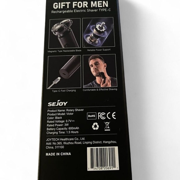 Sejoy Black Electric Shaver - Picture 3 of 4